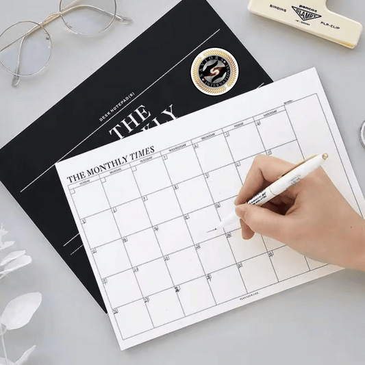 Monthly Planner Tearable Pad (12 Sheets)